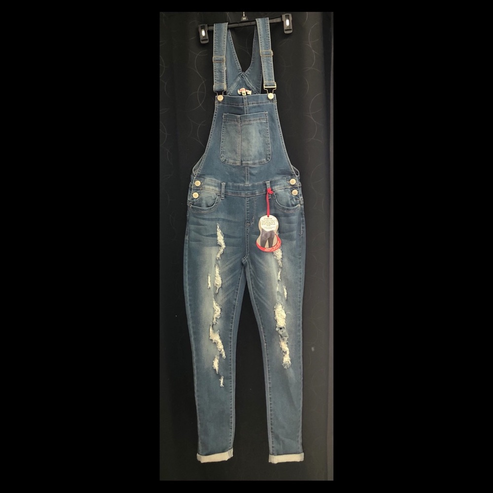 Skinny Jean Overalls